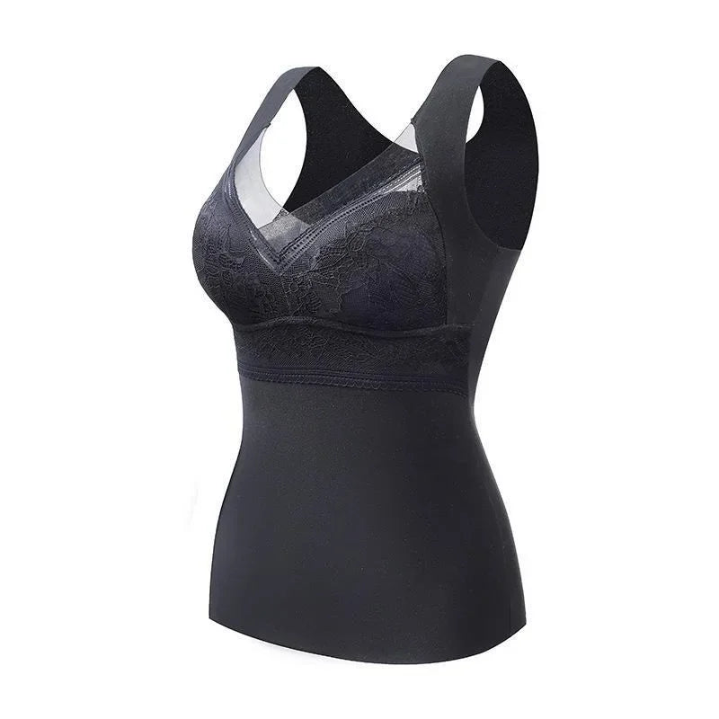 Winter Thermal Underwear Plus Size Vest Thermo Lingerie Women Warm Clothing Warm Top Inner Wear Autumn Thermal Shirt Undershirt