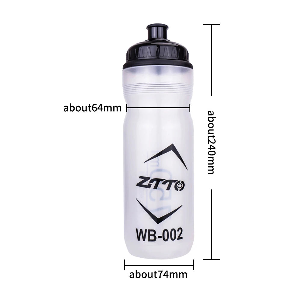 5-1SET Bicycle Water Drink Bottle Outdoor Plastic Portable Cycling Ultralight Leak-proof Kettle Bottle 750ml Cycling Accessory