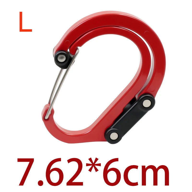 Hybrid Gear Clip - Multifunctional Hybrid Gear Clip,360 Degree Swivel Hook,Strong Buckle,Camping Hiking Backpack Outdoor