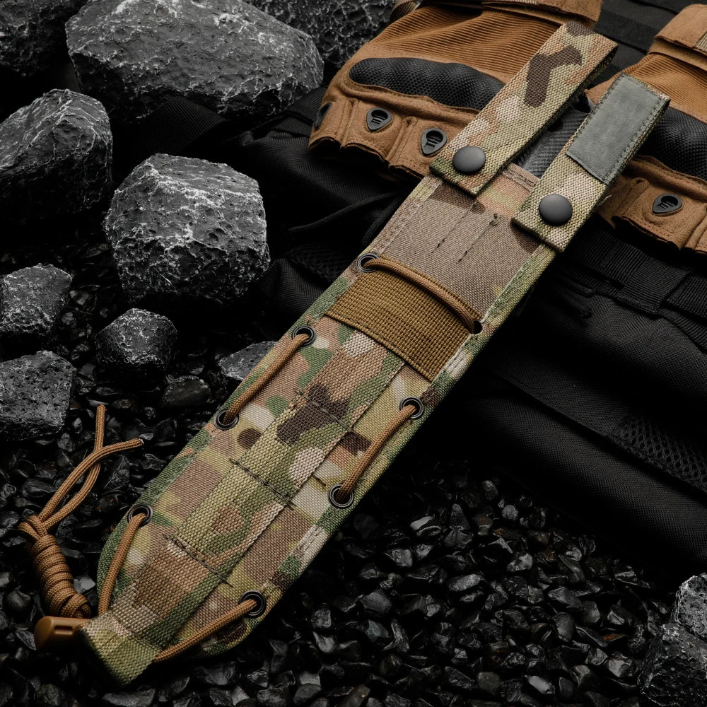 High hardness straight knife, wilderness survival knife, can be used outdoors, camping, rescue, survival, men's gift
