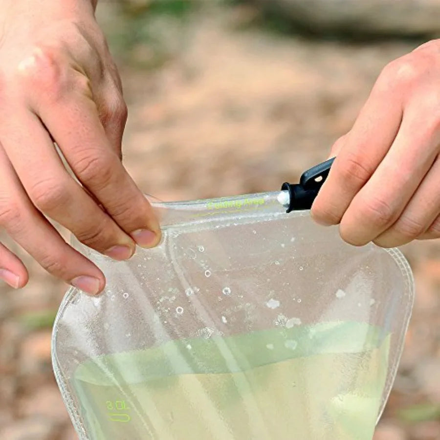 Filter Straw Water Purification System for Hiking Camping and Survivalism - TUV Approved Mini Water Filter with 99.9% Bacteria