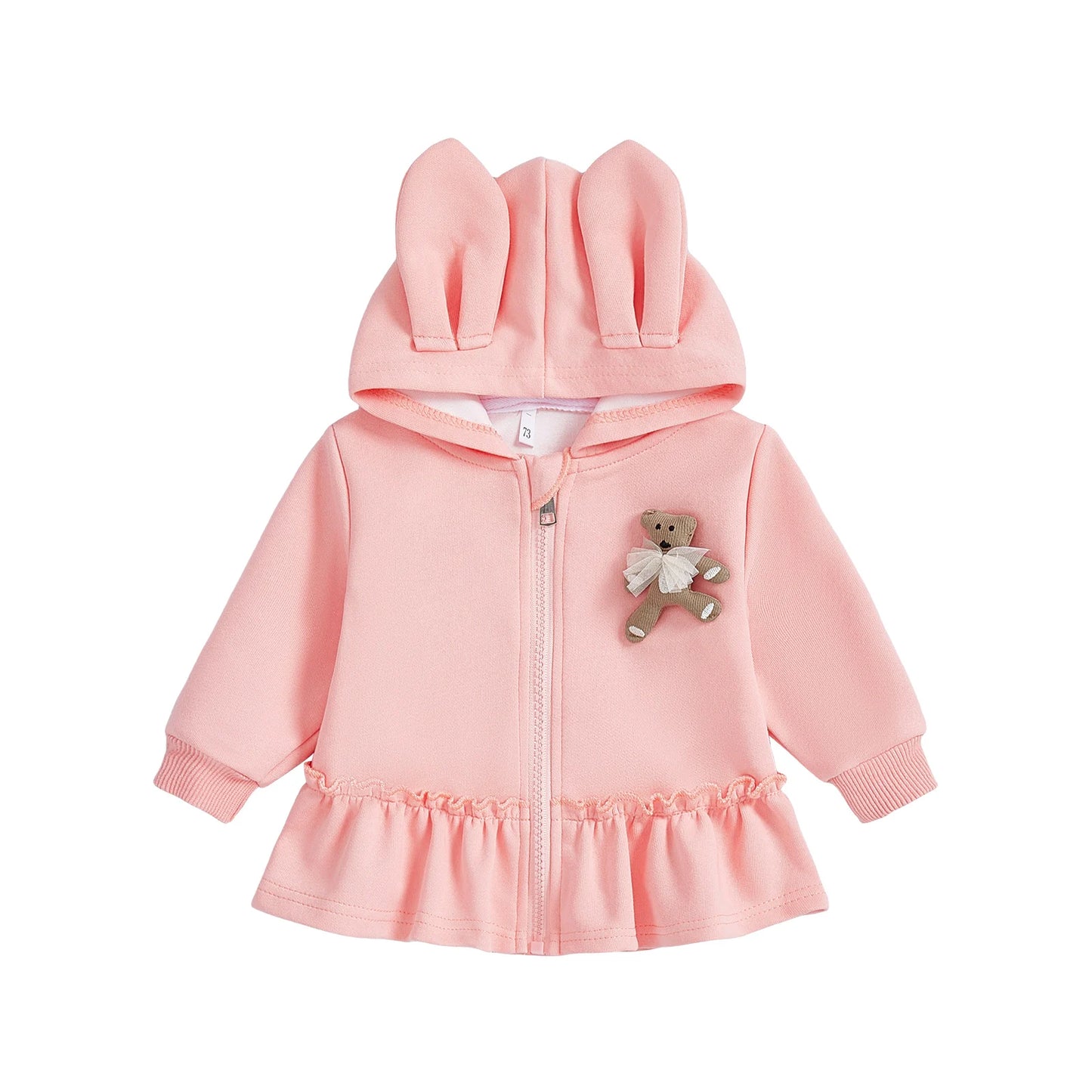 Adorable Toddler Girl Winter Coat with Faux Fur Hood and Pom Pom Detail Warm Jacket for Cold Weather Outfits