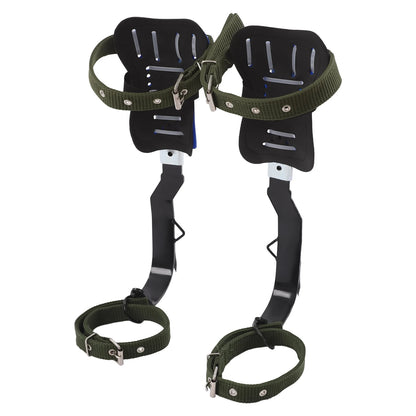 Adjustable Climbing Pitons Tree Climbing Gear with Harness Safety Rope Gloves Q235 Thickened Steel Plate Carbon Steel