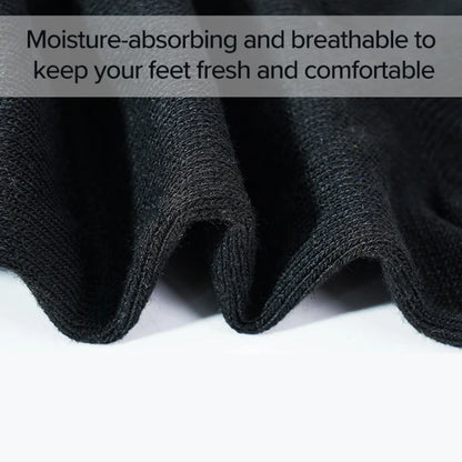 50 Pairs of Lightweight Thin Black/white/gray Socks, Soft, Non Slip and Elastic, Simple Design, Suitable for Daily Wear
