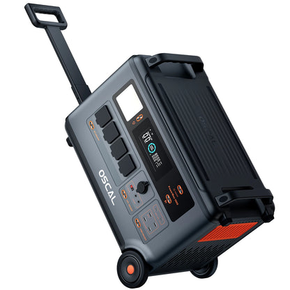 Portable Power Station PowerMax 3600, 5ms UPS, 3600Wh LFP Solar Generator for Home Use, Fast Charge 1.2H，3000W Output, For RV