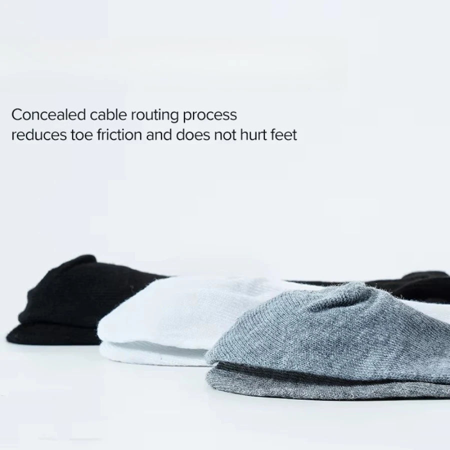 50 Pairs of Lightweight Thin Black/white/gray Socks, Soft, Non Slip and Elastic, Simple Design, Suitable for Daily Wear