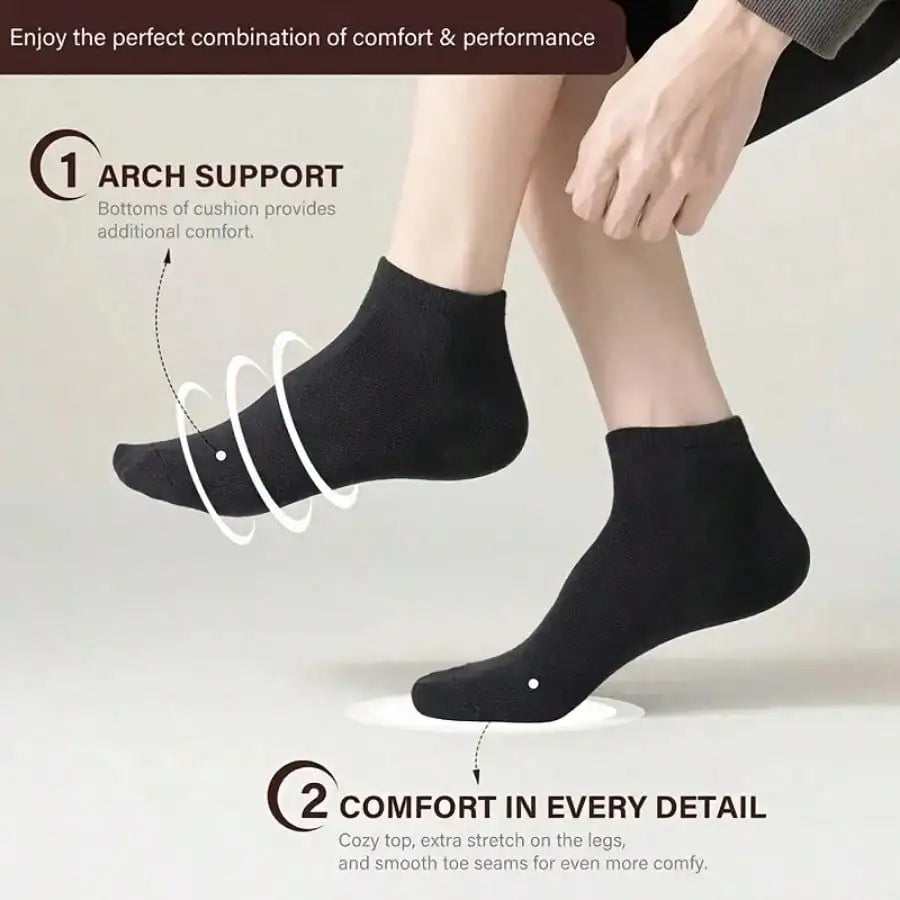 50 Pairs of Lightweight Thin Black/white/gray Socks, Soft, Non Slip and Elastic, Simple Design, Suitable for Daily Wear