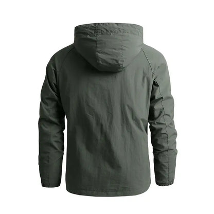Outdoor Men's Hiking Jackets Hooded Waterproof Windbreaker Winter Coat 2022 Casual Jacket Tactics Military Cloak Techwear