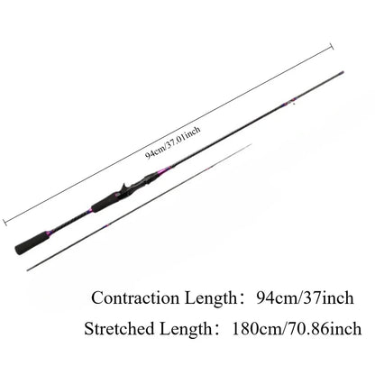 Lightweight & Sensitive Carbon  Fishing Rod for All Water Types