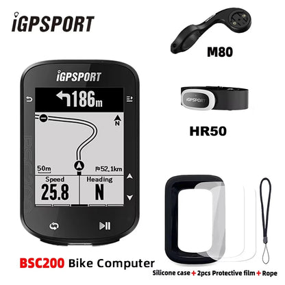 IGPSPORT BSC200 Bike GPS Computer Bike Computer Blue ANT 2.6 Inch Waterproof Wireless Bike Stopwatch Computer Power Meter