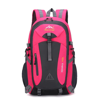 2026 Unisex sport travel backpack large-capacity nylon lightweight outdoor hiking backpack for men and women student schoolbag