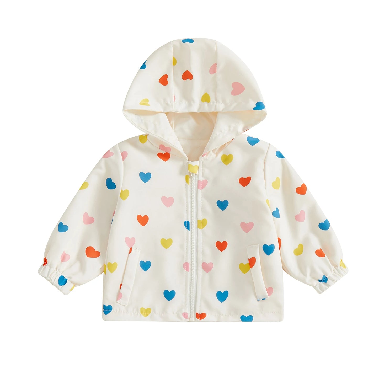 Cute Baby Girl Winter Hoodies Long Sleeve Floral Animal Print Zip Up Hooded Sweatshirt Toddler Jacket Outerwear Coat