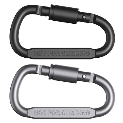 1/2/6 Piece Carabiner Set For Key Camping Survival EDC Outdoor Keychain Clip Alloy Aluminum Tactical Caribiner Hook Karabiners