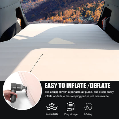 2.36 Inch Thick Camping Sleeping Pad with Pillow Inflatable Sleeping Pads Easy Inflate&Deflate for Backpacking Hiking Traveling