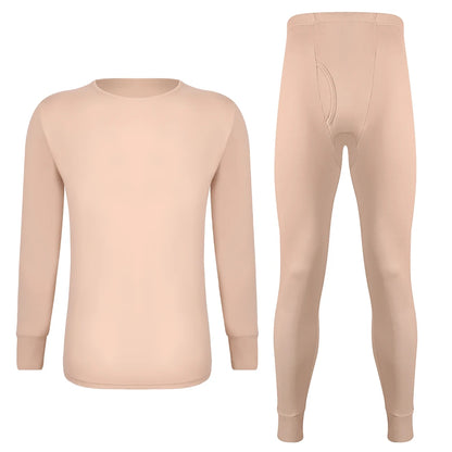 Long Johns Thermal Underwear Set for Men Fleece Lined Base Layer Set for Cold Weather Top Bottom S-2XL