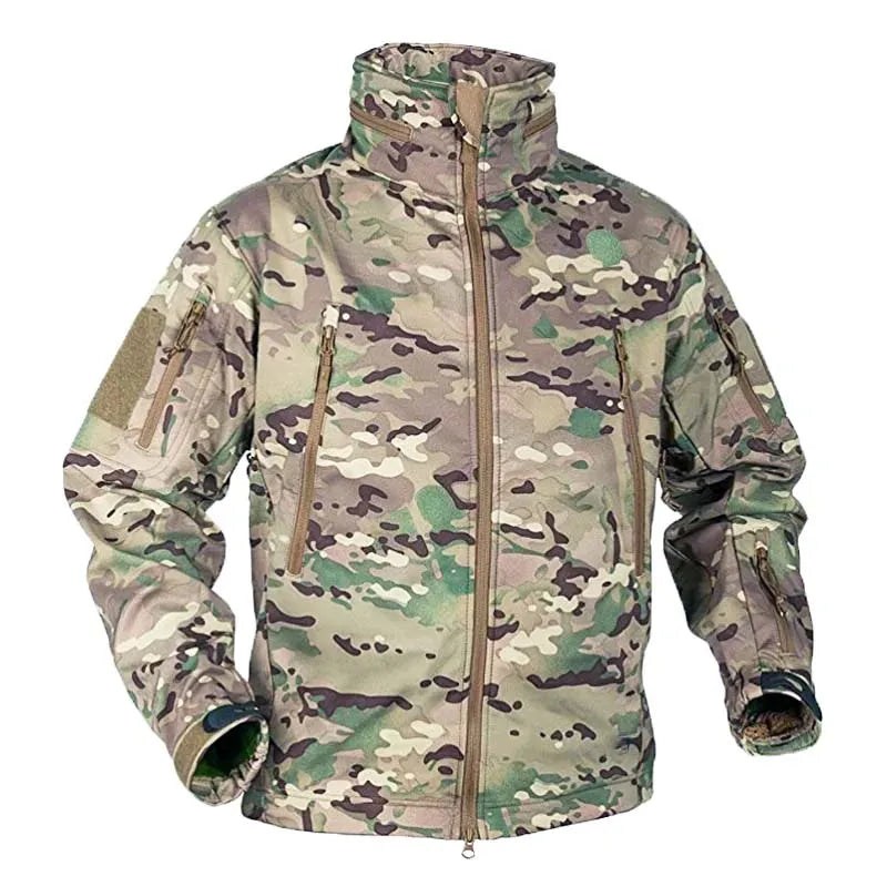 Hiking Tactical Outdoor Jacket Winter Heating Jackets Windproof Warm Hooded Coat  Windbreaker Hunting Camping Waterproof Coats