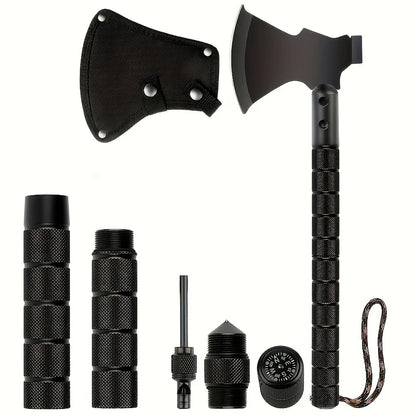 Camping axe, folding survival axe, tactical camping axe, outdoor adventure weapon, survival camping axe, folding tactical axe, a