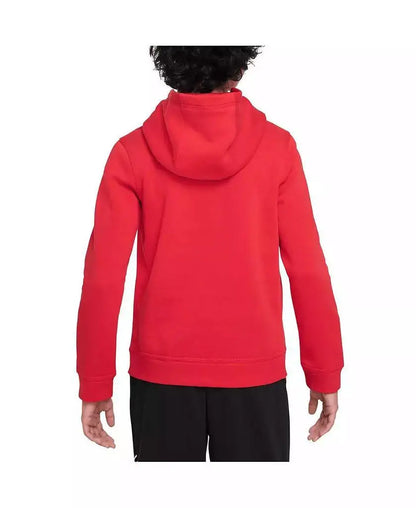 Nike | Big Boys and Girls Red Liverpool Club Pullover Hoodie