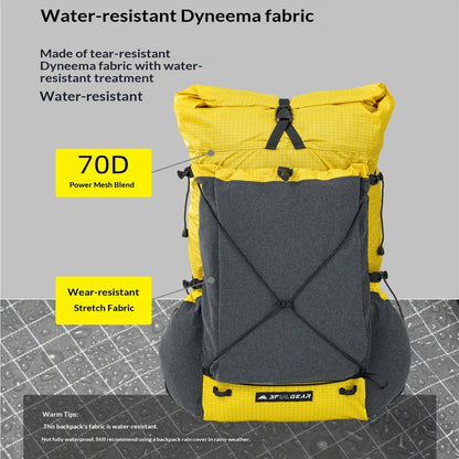 DAOSHI 30+10L Backpack Outdoor Ultralight Waterproof Camping Hiking Backpack Sport Bag Water-resistant Rucksacks