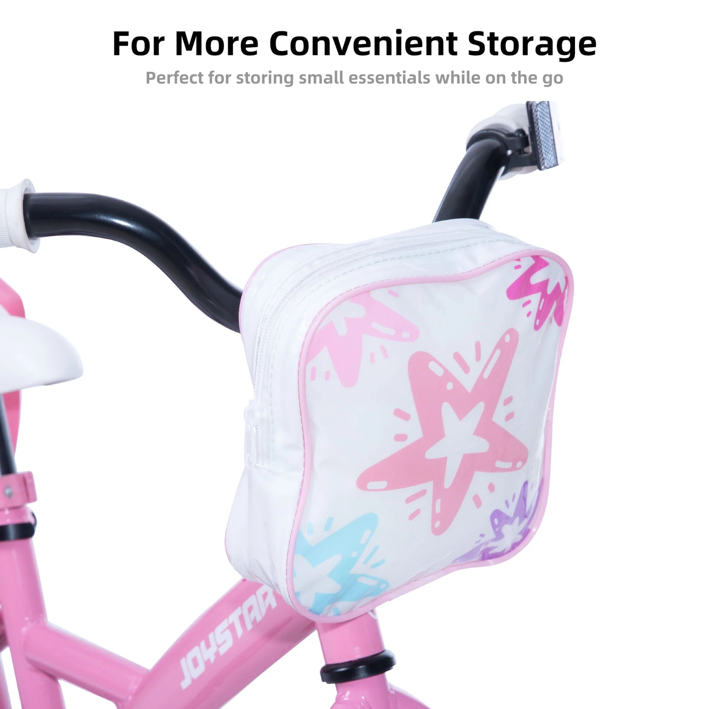 Joystar 14 16 20 Inch Kids Bike for Girls Ages 3-10 Years, Girls' Bikes with Training Wheels, Streamers, Basket and Doll Seat
