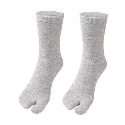 Fashion Japanese Style Tabi Toe Socks for Men Women Summer Fiber Two Finger Socks Kimono Flip Flop Sandal Split Tabi Toe Sock