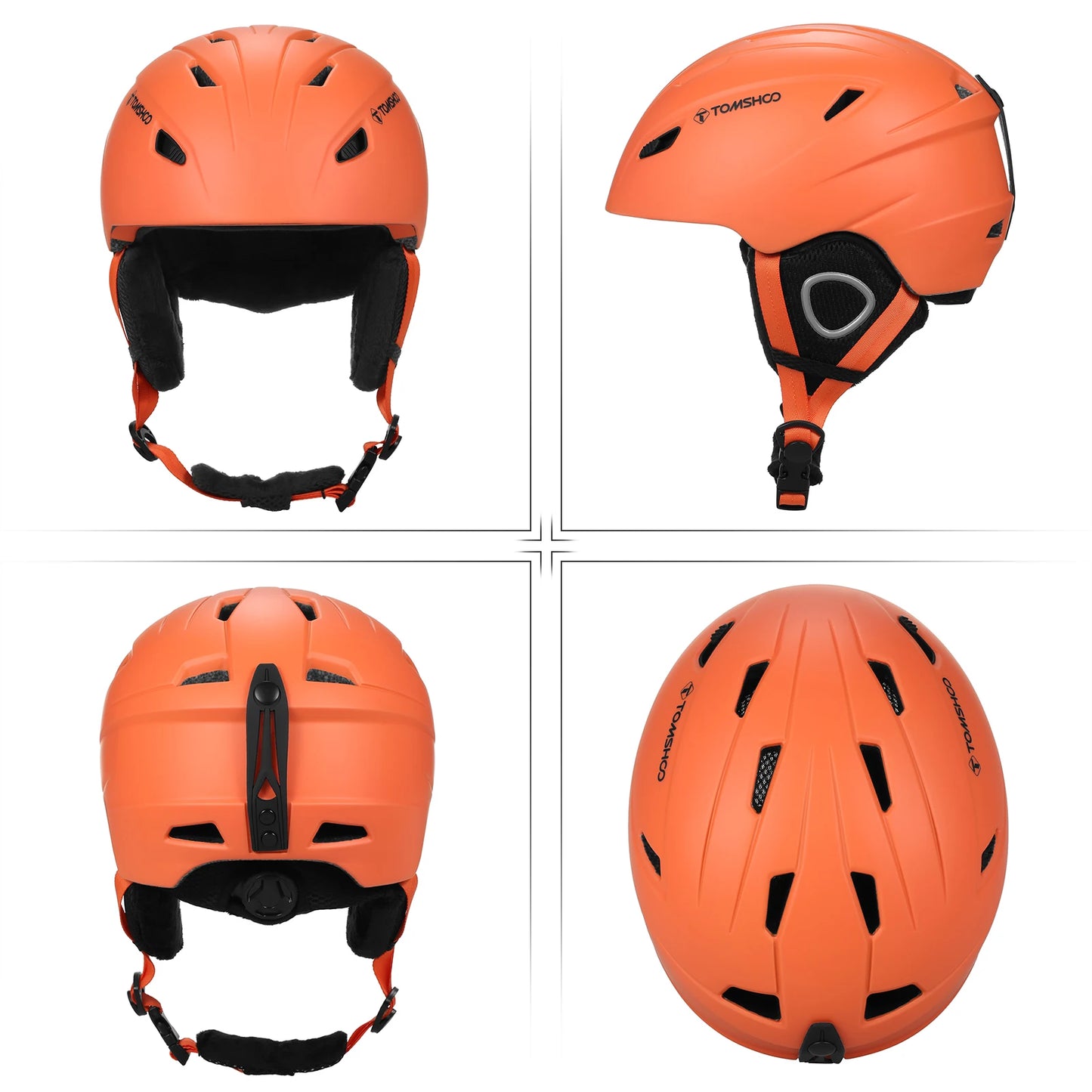US Ski Helmet Snowboard Helmet Outdoor Snow Sport Helmet with Removable Liner and Ear Pads snow sport helmet