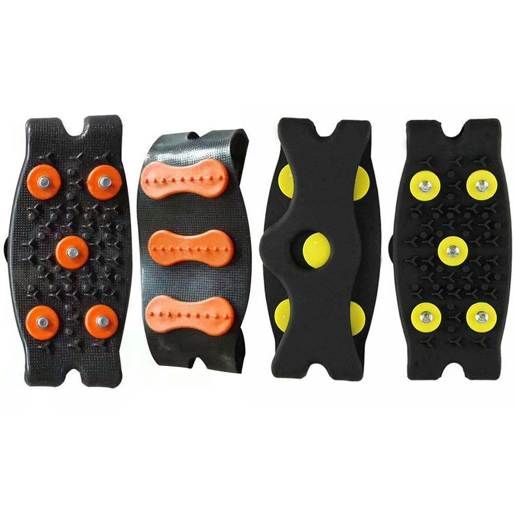 5-Stud Climbing Crampons Anti Slip Mountaineering Cleats Unisex Bundled Crampons Walking Hiking Accessories