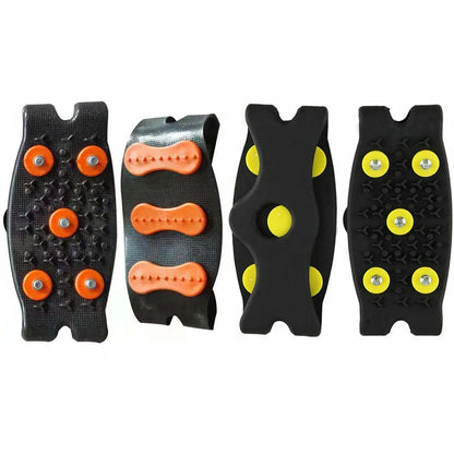 5-Stud Climbing Crampons Anti Slip Mountaineering Cleats Unisex Bundled Crampons Walking Hiking Accessories
