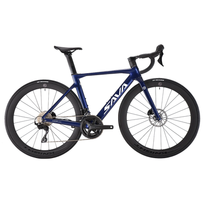 SAVA A7L Pro Carbon Fiber Road Bike, 700C Adult Racing Model, Equipped with Shimano 105 R7120 Groupset, 24-Speed Hydraulic Brake