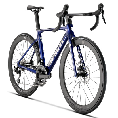 SAVA A7L Pro Carbon Fiber Road Bike, 700C Adult Racing Model, Equipped with Shimano 105 R7120 Groupset, 24-Speed Hydraulic Brake