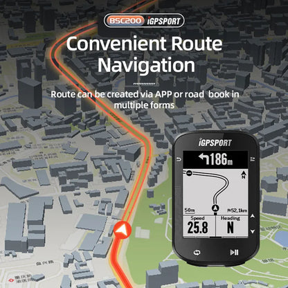 IGPSPORT BSC200 Bike GPS Computer Bike Computer Blue ANT 2.6 Inch Waterproof Wireless Bike Stopwatch Computer Power Meter