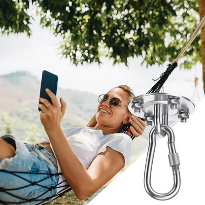 Professional Hammock Hanging Kit 500KG Capacity Ceiling Hammock Mount for Indoor Outdoor Chair Swing Accessories