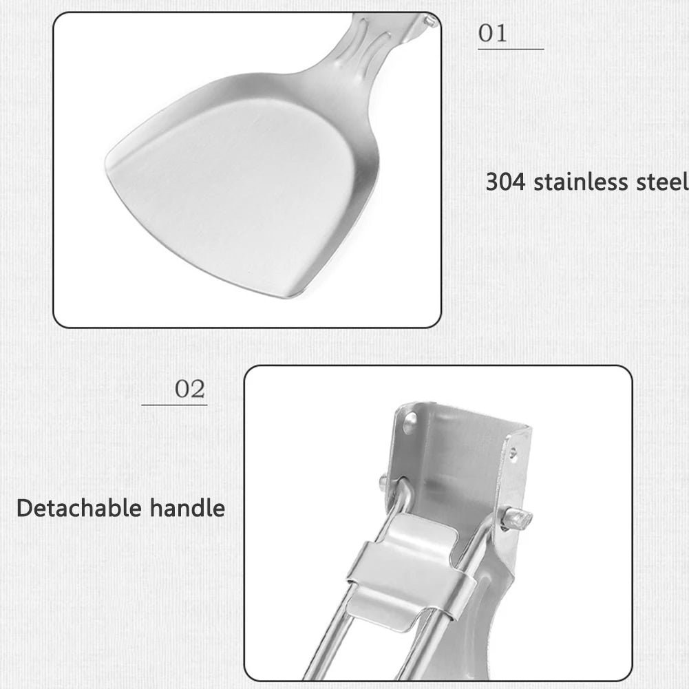 Folding Camping Cutlery Set Strainer/Shovel Picnic Cutlery Set Camp Cooking Utensil Set Outdoor Camping Gear Cooking Accessories