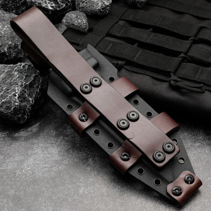High hardness straight knife, wilderness survival knife, can be used outdoors, camping, rescue, survival, men's gift
