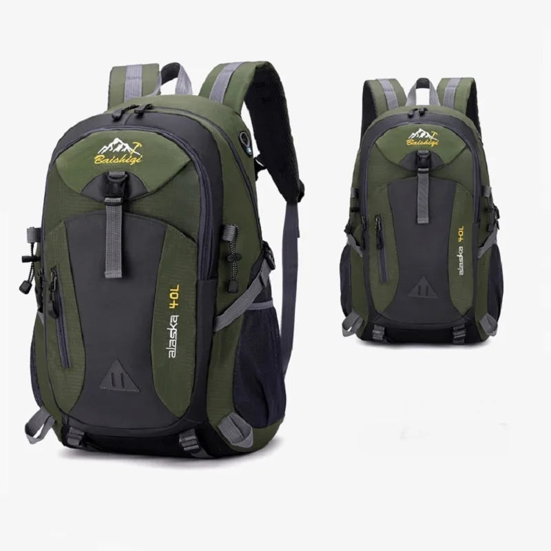 2026 Unisex sport travel backpack large-capacity nylon lightweight outdoor hiking backpack for men and women student schoolbag