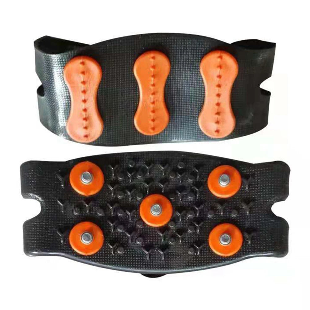 5-Stud Climbing Crampons Anti Slip Mountaineering Cleats Unisex Bundled Crampons Walking Hiking Accessories