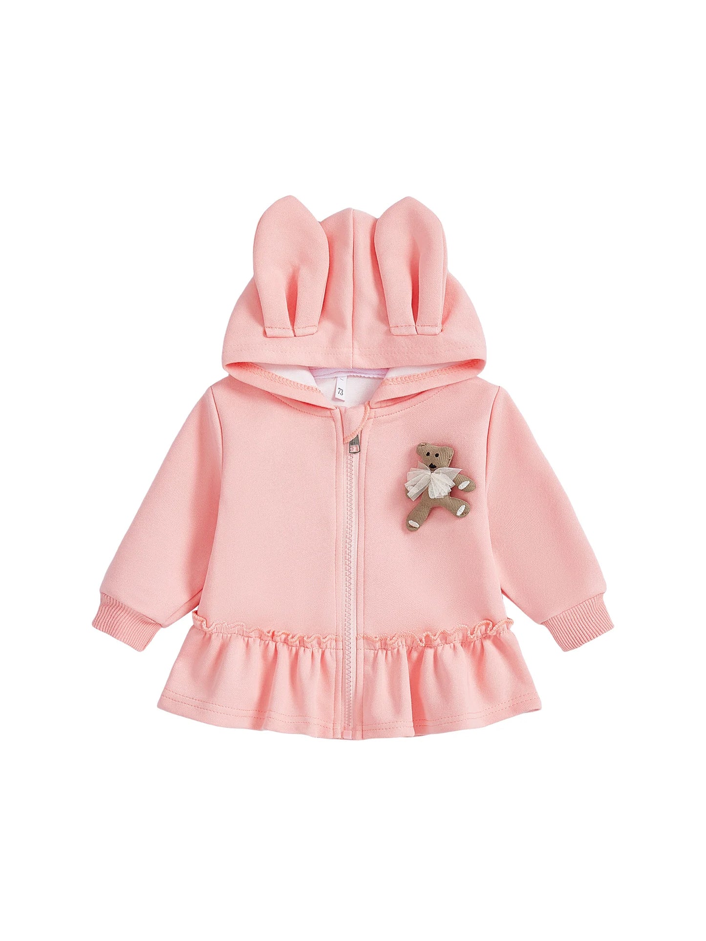 Adorable Toddler Girl Winter Coat with Faux Fur Hood and Pom Pom Detail Warm Jacket for Cold Weather Outfits