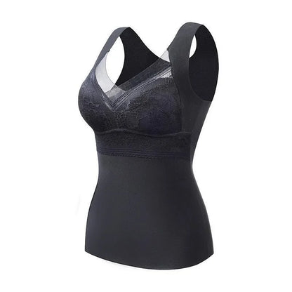 Winter Thermal Underwear Plus Size Vest Thermo Lingerie Women Warm Clothing Warm Top Inner Wear Autumn Thermal Shirt Undershirt