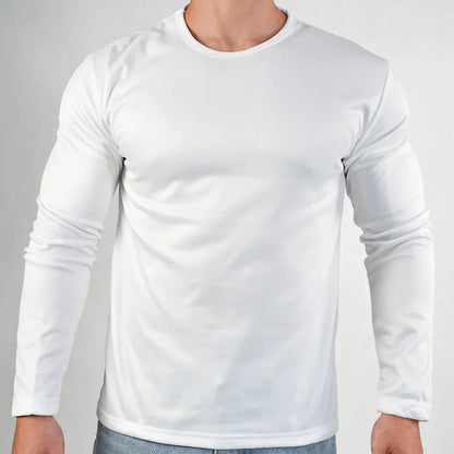 Men's Ultra Thermal Underwear Extreme Cold Weather Long-sleeved Base Layer Top Fleece Lined New Winter O-Neck Bottoming Shirts
