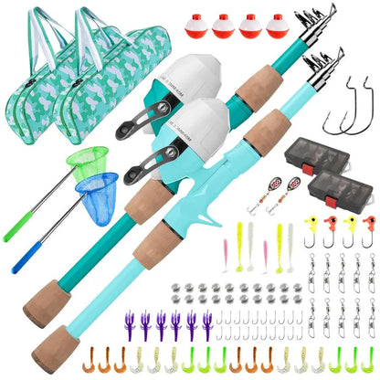 Telescopic  Fishing Poles for Boys and Girls