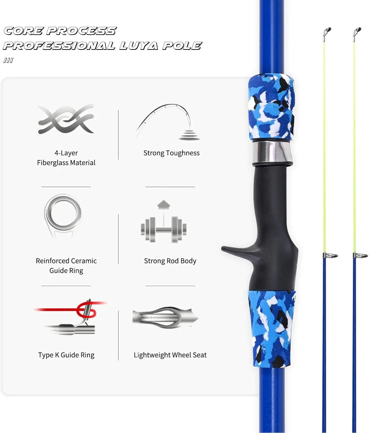 Set 2-Pack Telescopic Poles for Boys and Girls