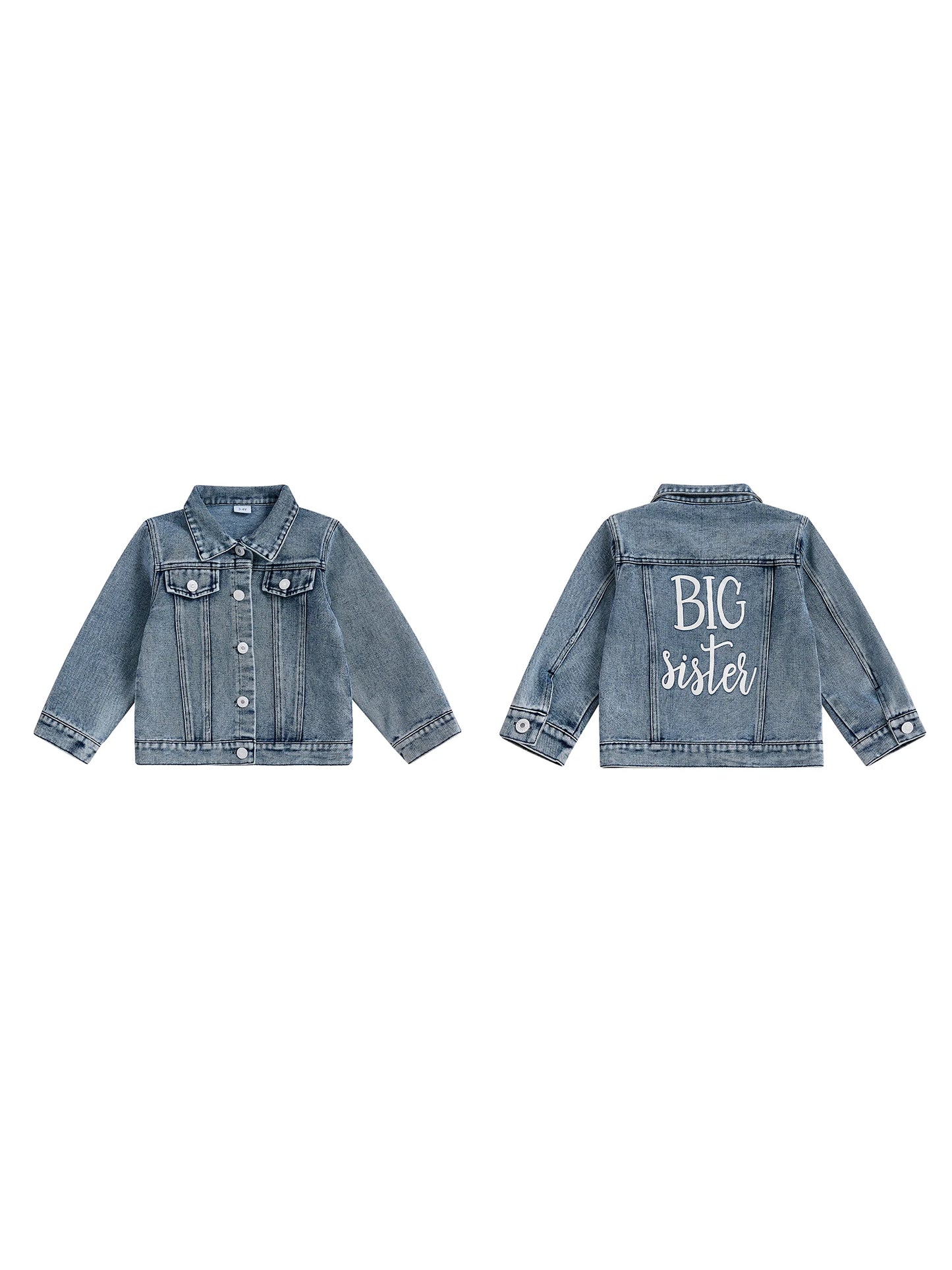Adorable Baby Boy Blue Denim Jacket with Front Pocket Detail and Snap Button Closure Stylish Toddler Fall Outfit Coat