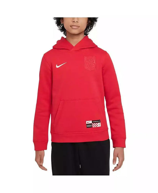 Nike | Big Boys and Girls Red Liverpool Club Pullover Hoodie