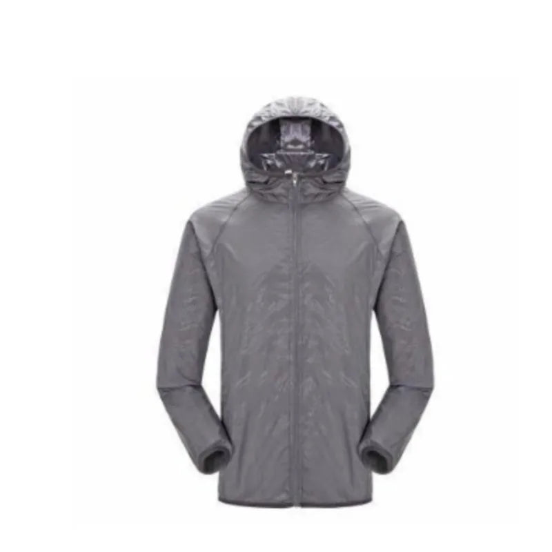 Men Women Hiking Jacket Waterproof Quick Dry Camping Hunting Clothes Sun-Protective Outdoor Sports Coat Anti UV Windbreaker