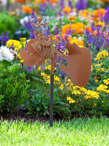 Beat The Drums with The Wind Decorative Wind Power Rock Art