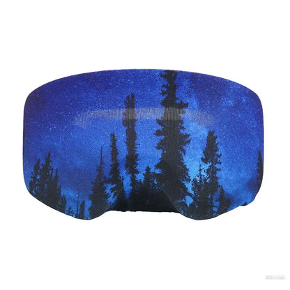 Ski Goggle Cover Single Double Board Snow Glass Protector Cover Portable Anti-Scratch Ski Goggle Lens Cloth Skiing Eyewear Cover
