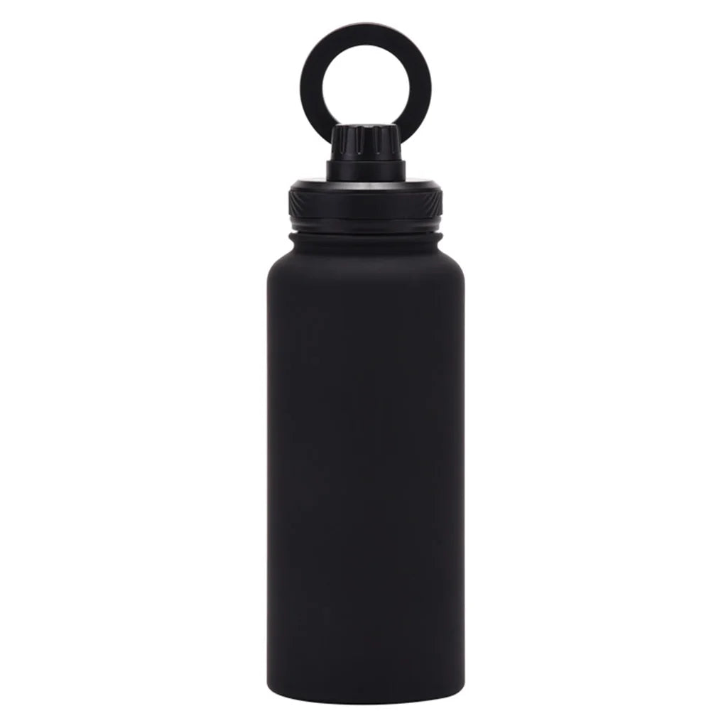 For MagSafe 1000ML Insulated Bottle Water Bottle with Rotating Phone Holder Thermal Water Cup Vacuum Cup for Outdoor Sports