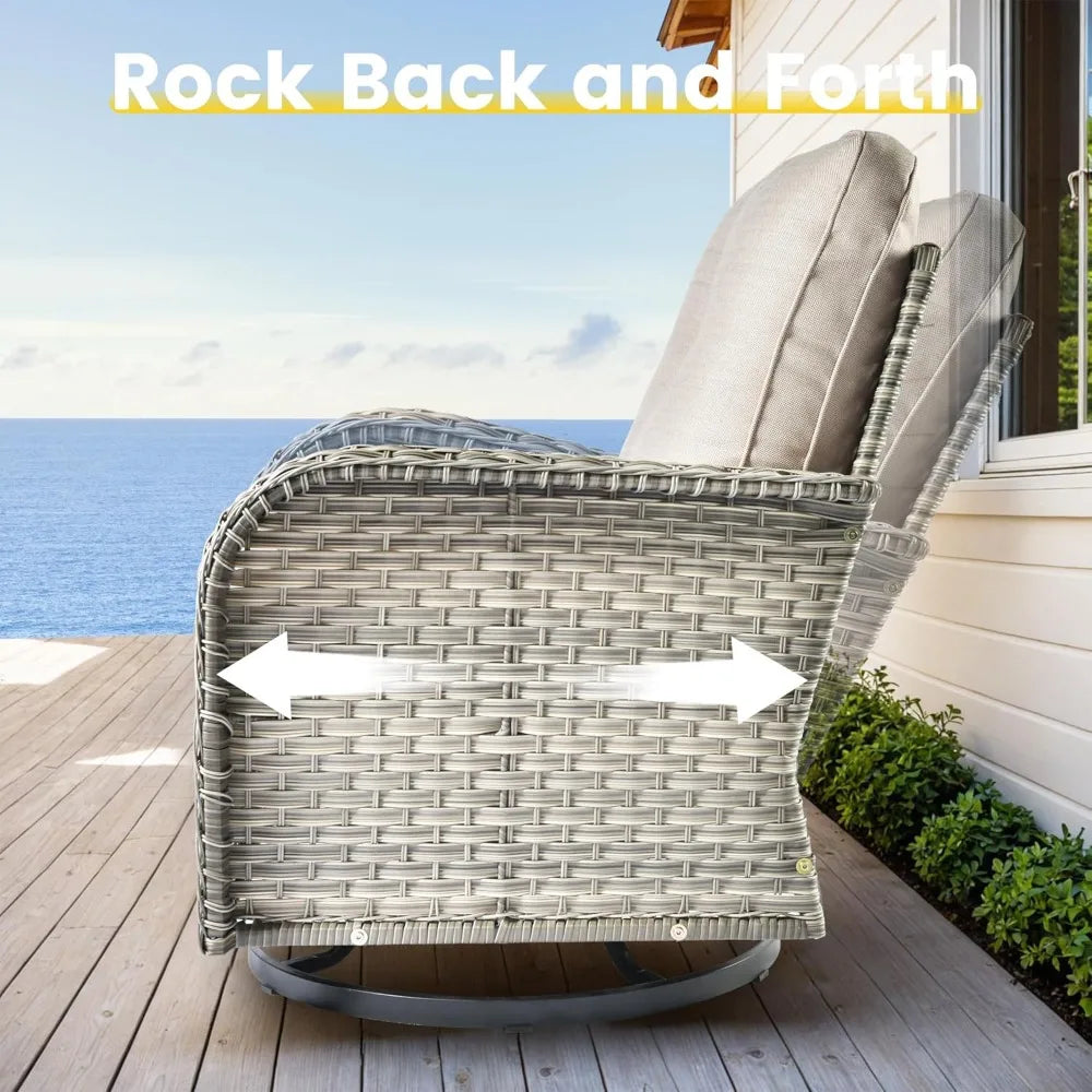 Outdoor Sectional Patio Furniture Set,8 Pieces Wicker Conversation Sets L Shaped Couch,Out Door Sofa Outside, Customized