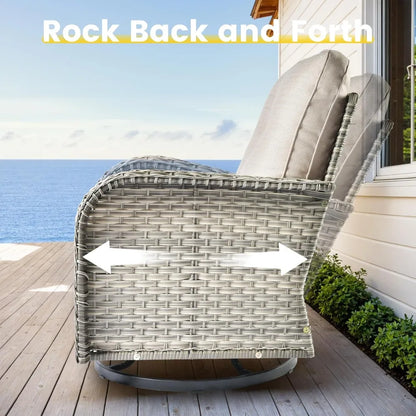 Outdoor Sectional Patio Furniture Set,8 Pieces Wicker Conversation Sets L Shaped Couch,Out Door Sofa Outside, Customized