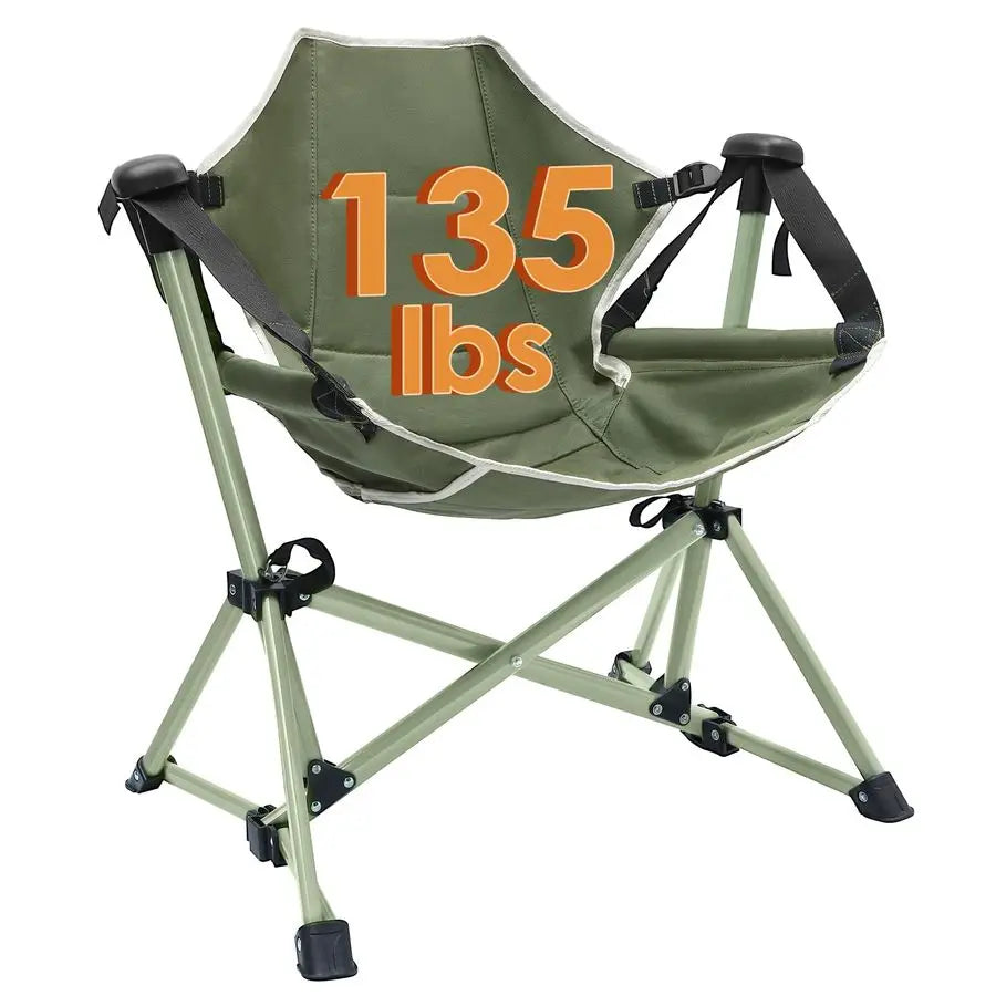 Hammock Chair,Adjustable Kids Camping Chair,Folding Chair with Stand,Portable Hammock Chair for Camping, Travelling and Patio,Gr